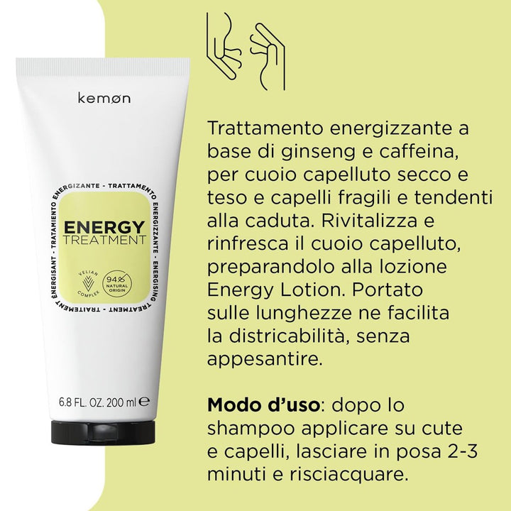 Kemon - Tratamiento Energizante Hair Care Energy 200 ml