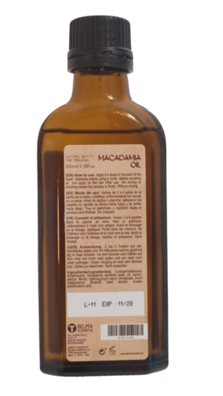 Belma kosmetik- Macadámia oil - aceite de macádamia-Serum 50 ml