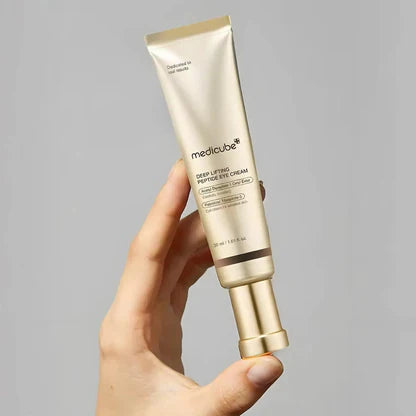 MEDICUBE – Deep Lifting Peptide Eye Cream 30ml | Crema de Ojos Reafirmante y Antiedad con Péptidos