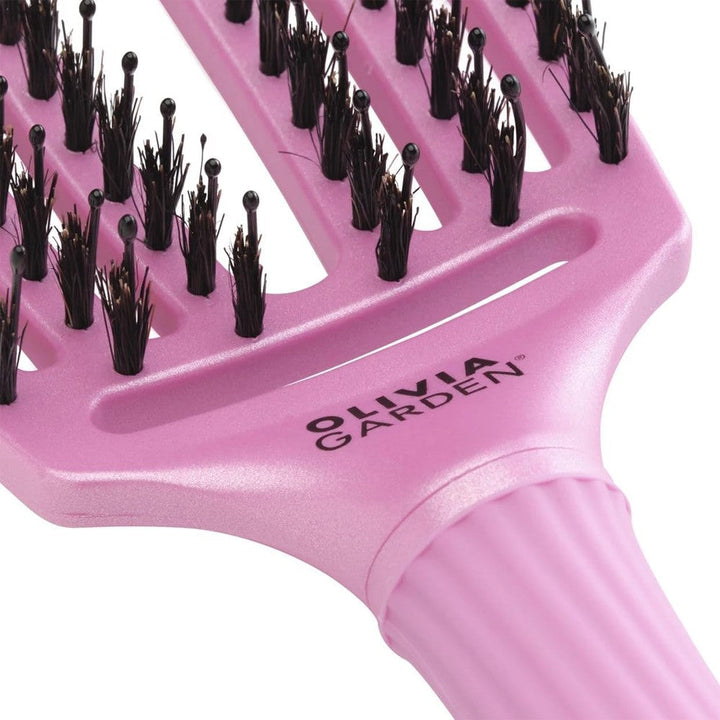 Olivia Garden - Cepillo Fingerbrush Arctic Lights Celestial Pink - 1 Unidad