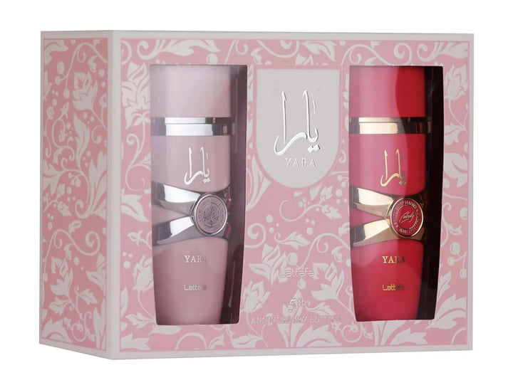 Pack Yara Edición 5º Aniversario - Yara &amp; Yara Candy (2x100 ml) | Lattafa