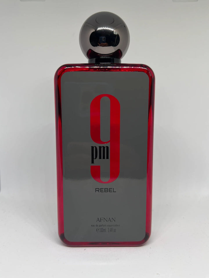 Afnan - 9PM REBEL - 100ml - Eau de Parfum - Unisex - Amantes de la ,madera y cedro y vainilla