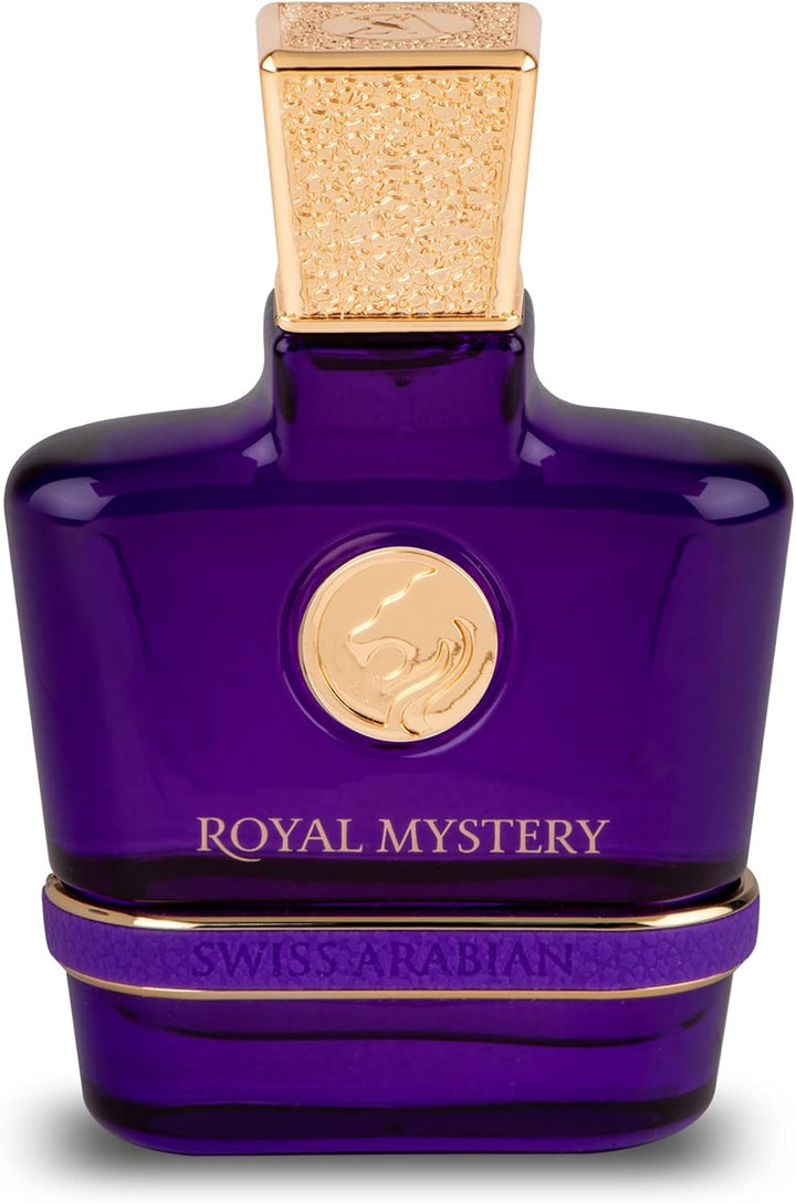 Swiss Arabian - Perfume Royal Mystery - 100ml - Eau de Parfum - Fragancia Femenina - Familia olfativa Chipre Frutal - Elegante y Sofisticada