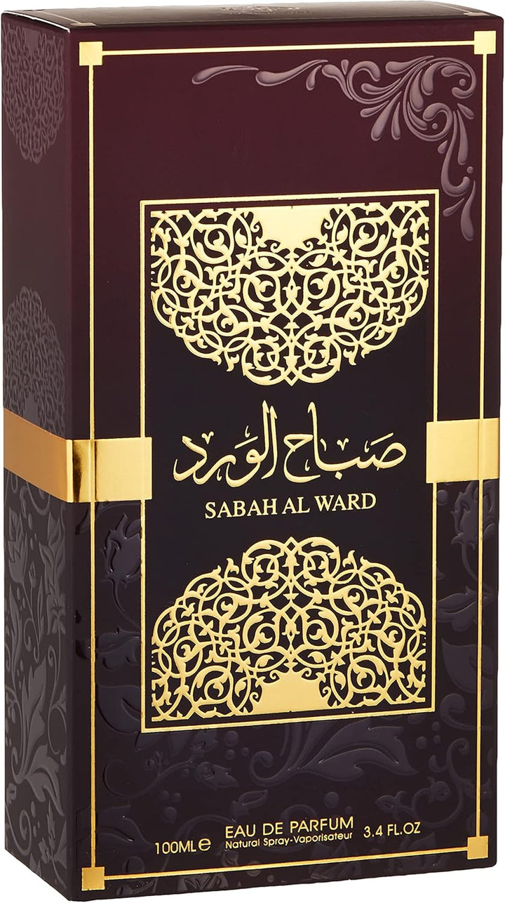 Al Wataniah Sabah Al Ward - Perfume de Lujo para Mujeres, Eau de Parfum 100ml, Fragancia Floral y Sofisticada
