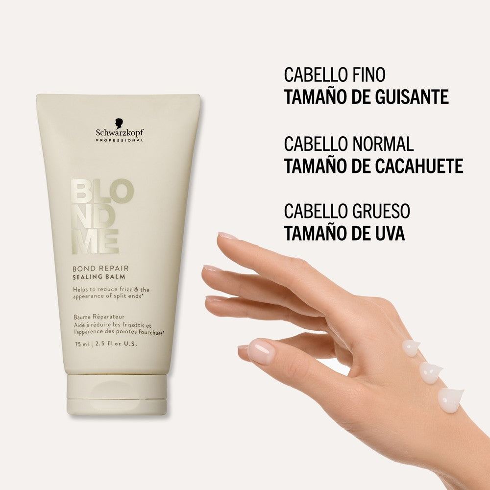 Schwarzkopf - Bálsamo Sellador BlondMe Bond Repair Sealing Balm 75 ml
