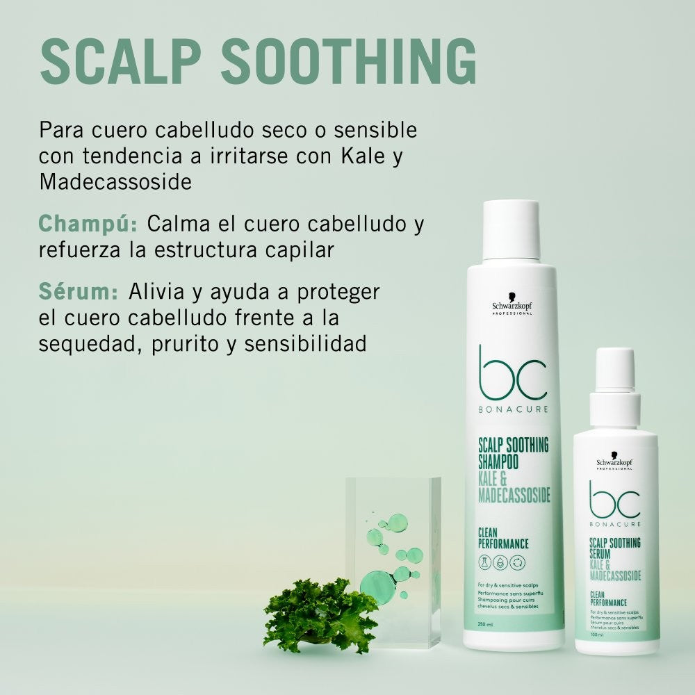 Schwarzkopf - Champú Calmante BC Bonacure Soothing Clean Performance 1000 ml
