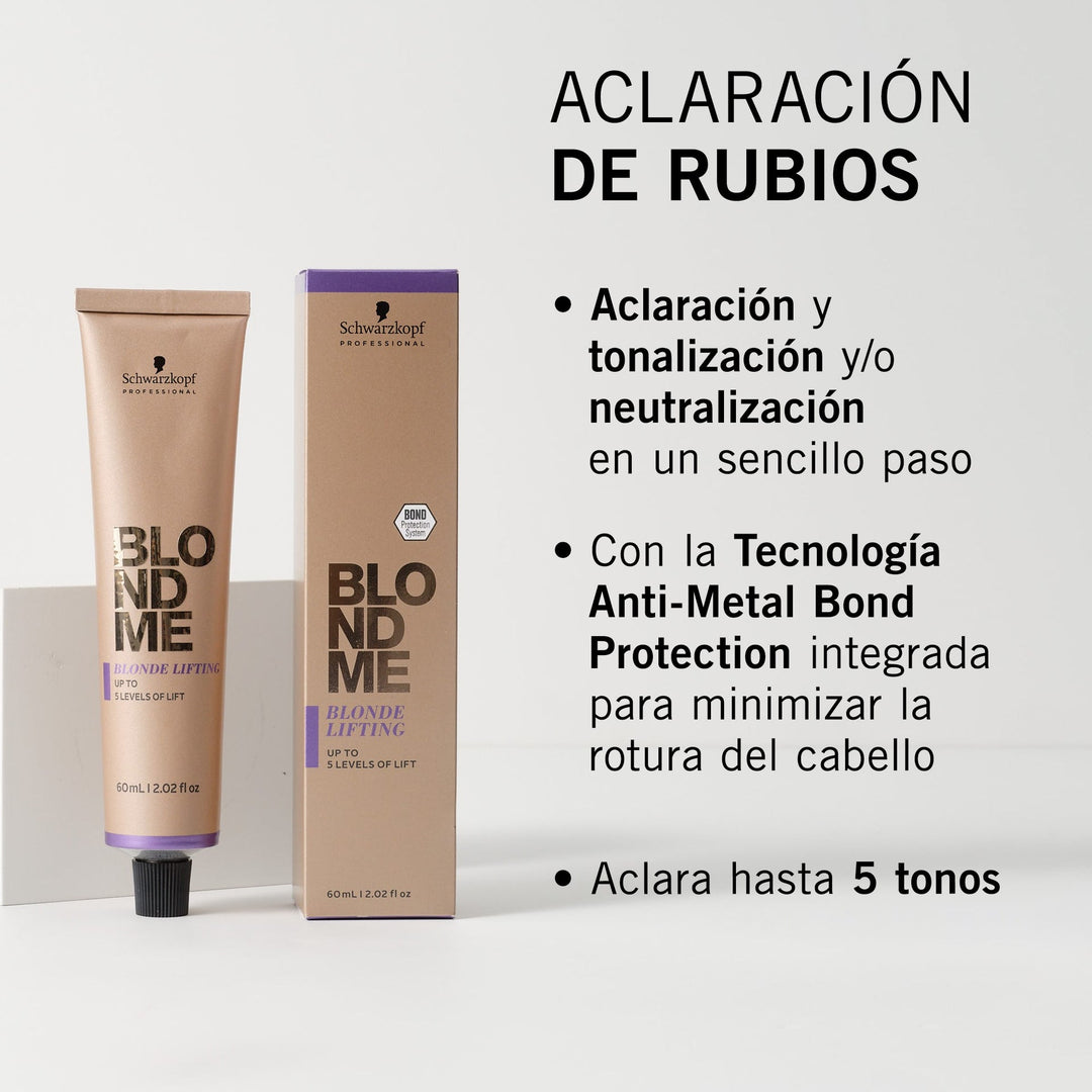 Schwarzkopf - Crema Aclarante de Rubios BlondMe L-Ice 60 ml