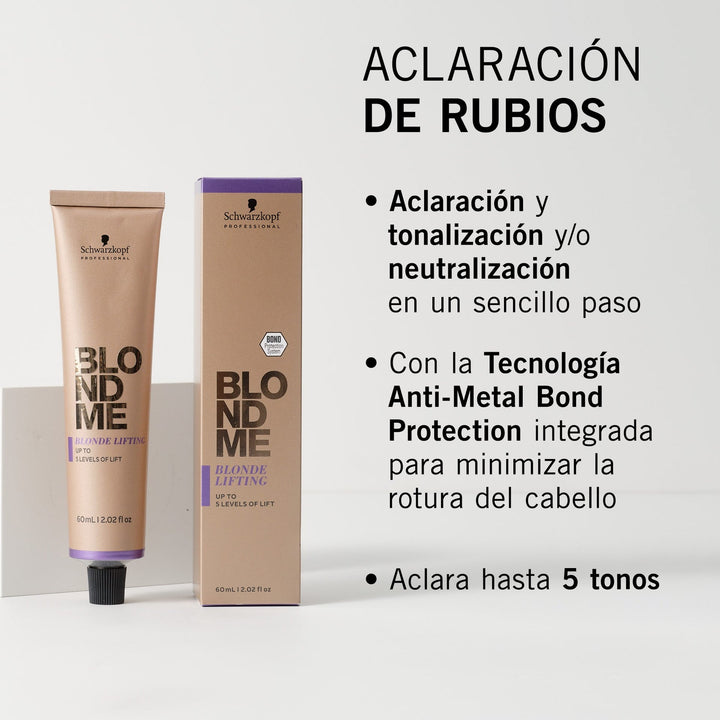 Schwarzkopf - Crema Aclarante de Rubios BlondMe L-Ice 60 ml