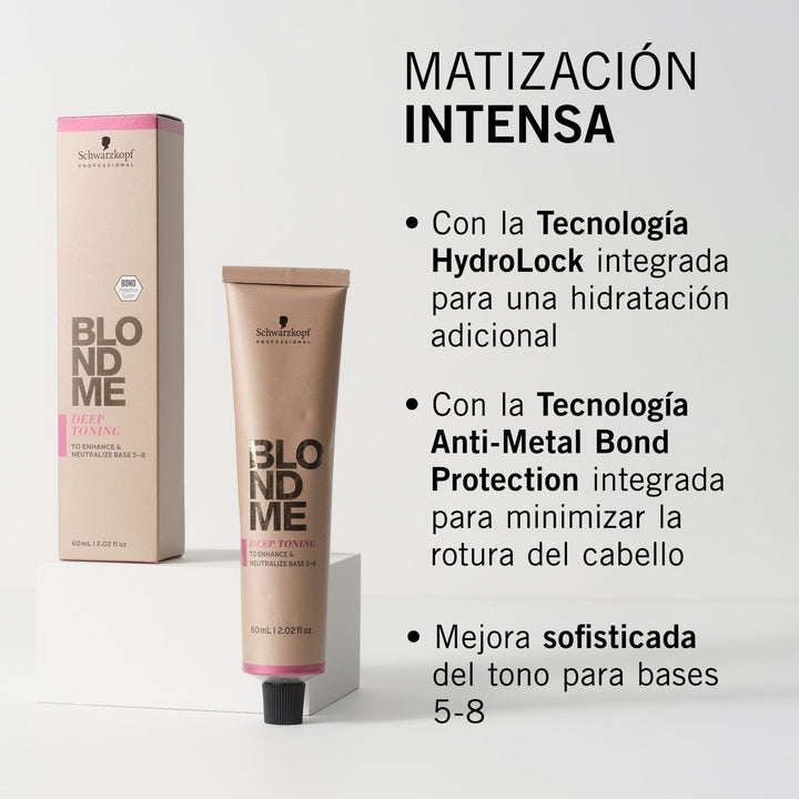 Schwarzkopf - Crema Matizadora Intensa BlondMe DT-Chestnut 60 ml