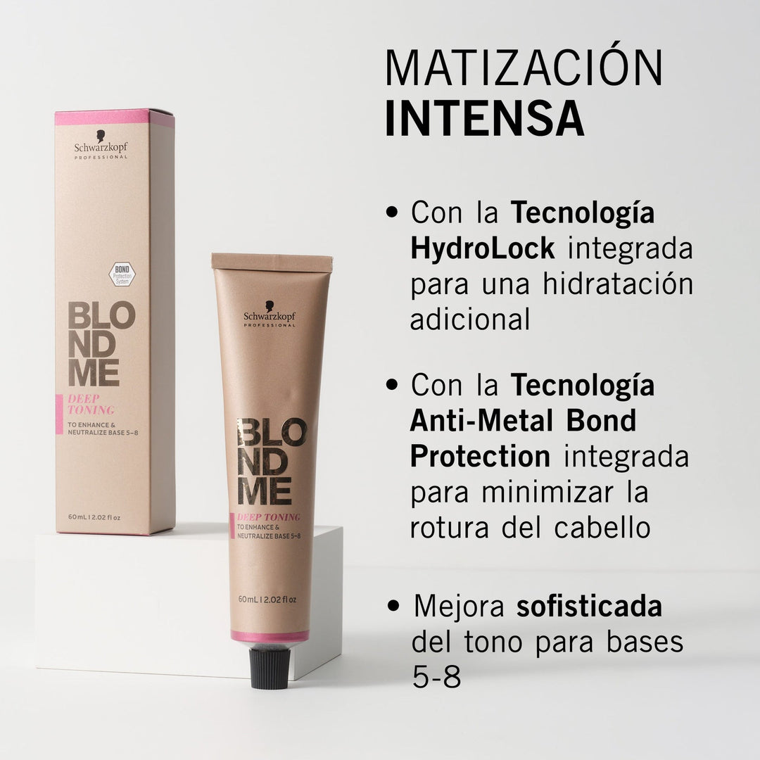 Schwarzkopf - Crema Matizadora Intensa BlondMe DT-Peach Sorbet 60 ml