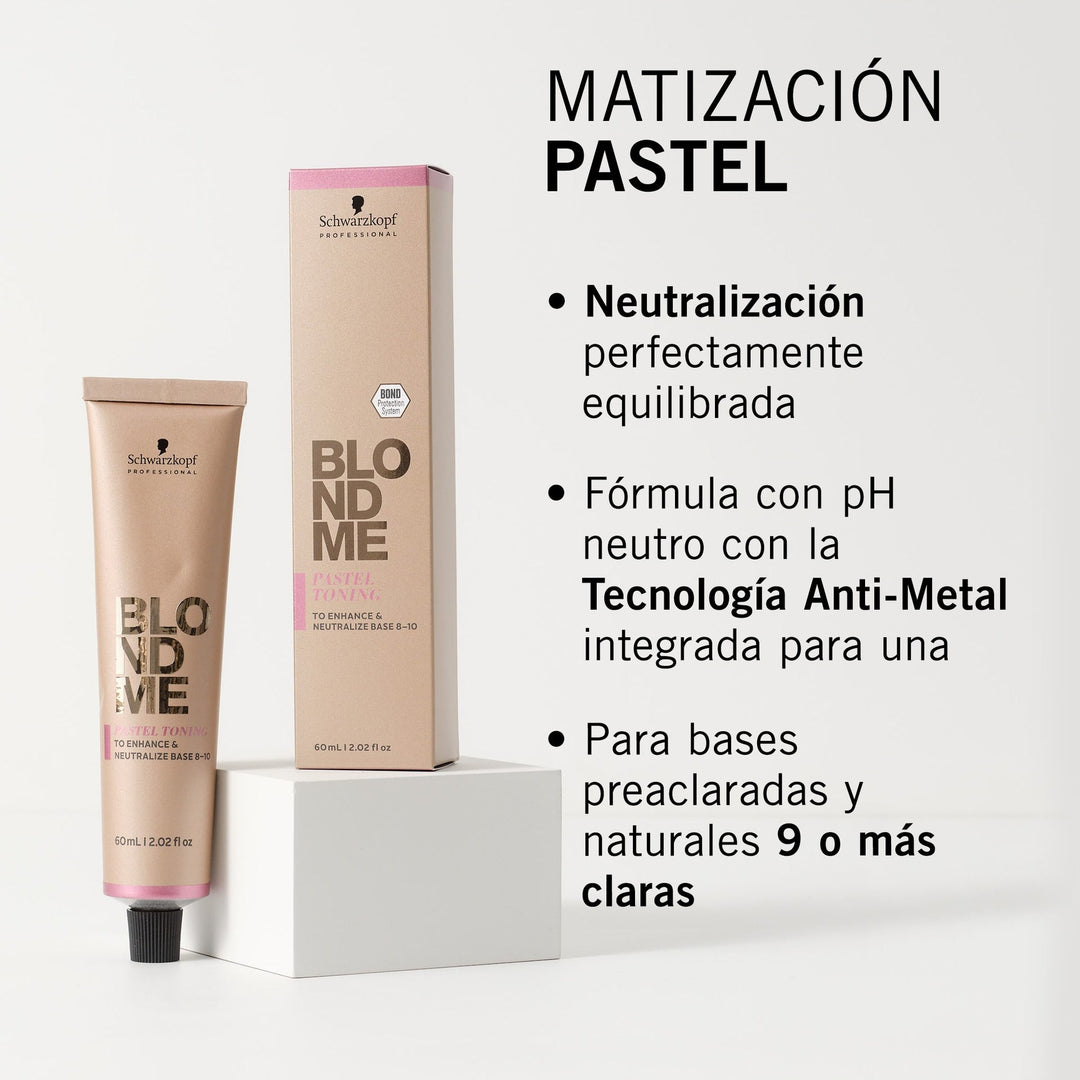 Schwarzkopf - Crema Matizadora Pastel BlondMe T-Lilac 60 ml