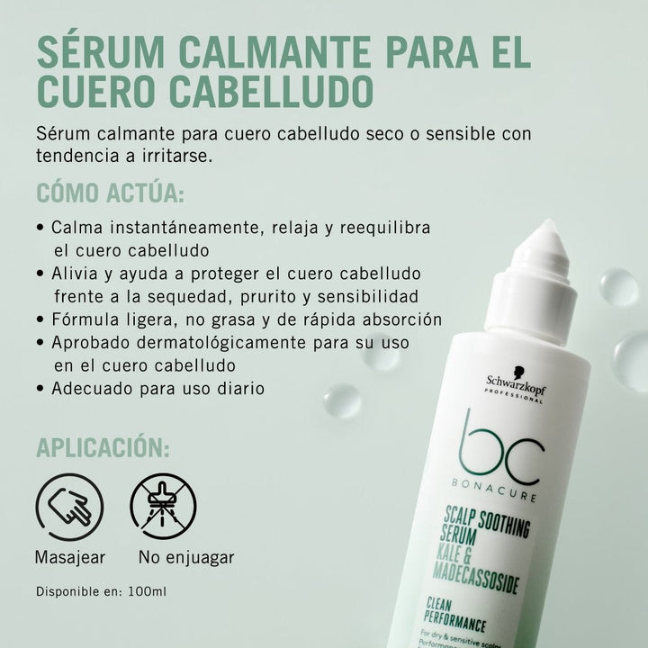 Schwarzkopf - Sérum Calmante BC Bonacure Soothing Clean Performance 100 ml