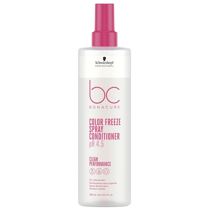 Schwarzkopf - Spray Acondicionador para Cabello Teñido ph 4.5 BC Bonacure Clean Color Freeze 400 ml