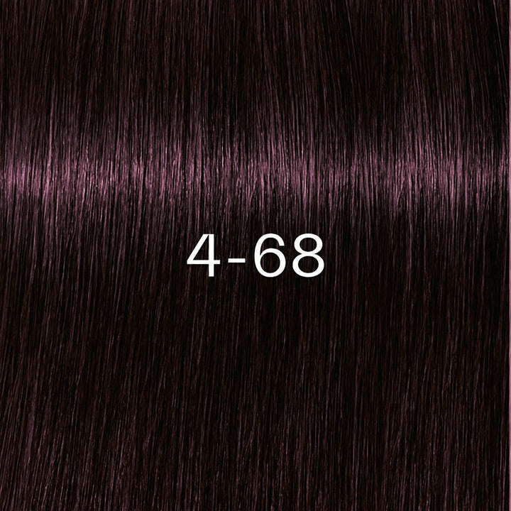 Schwarzkopf - Tinte sin Amoniaco Igora Zero AMM 4-68 Castaño Medio Chocolate Rojo 60 ml