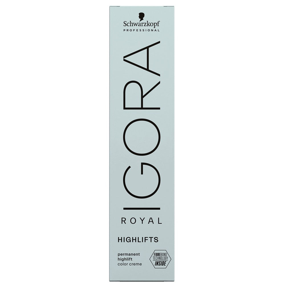Schwarzkopf - Tinte Superaclarante Igora Royal Highlifts 12-21 Rubio Platino Humo Ceniza 60 ml