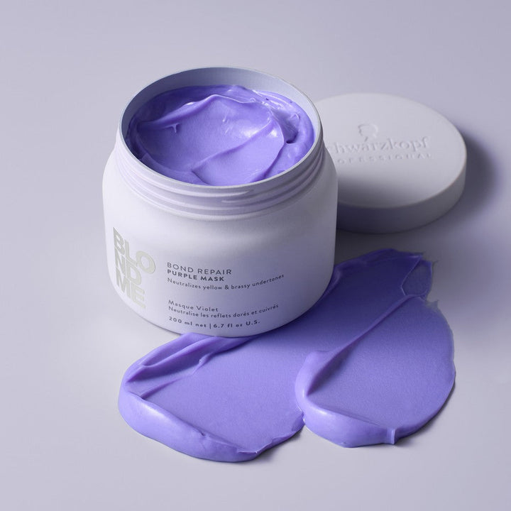 Schwarzkopf - Tratamiento Morado BlondMe Bond Repair Purple Mask 200 ml