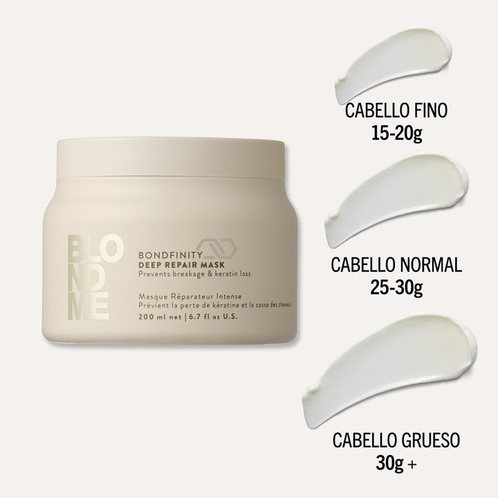 Schwarzkopf - Tratamiento Reparador Intensivo BlondMe Bondfinity Deep Repair Mask 200 ml