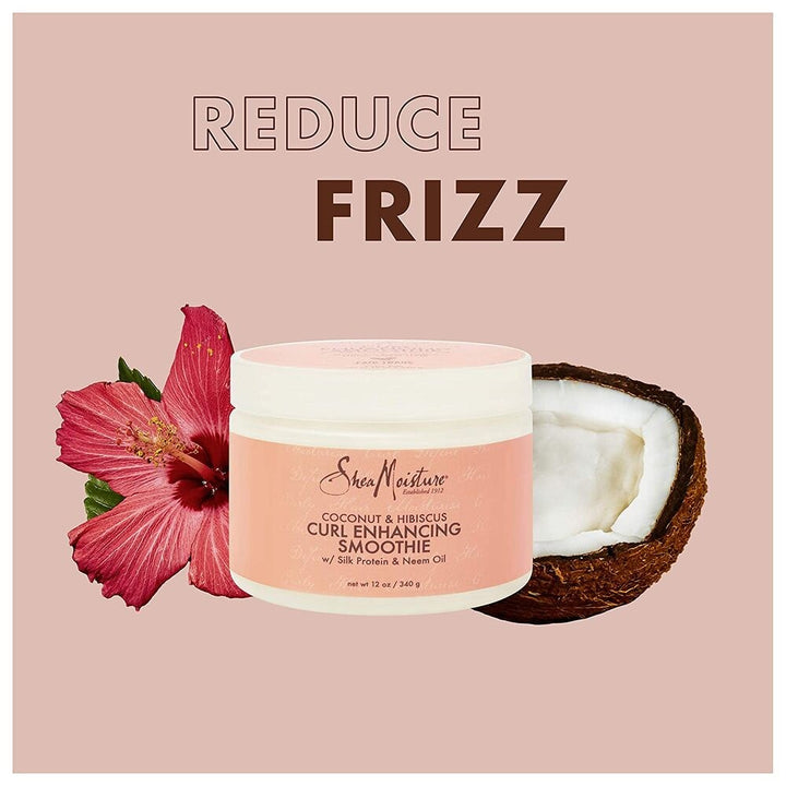 Shea Moisture - Acondicionador Coconut &amp; Hibiscus Curl Enhancing Smoothie 340 g