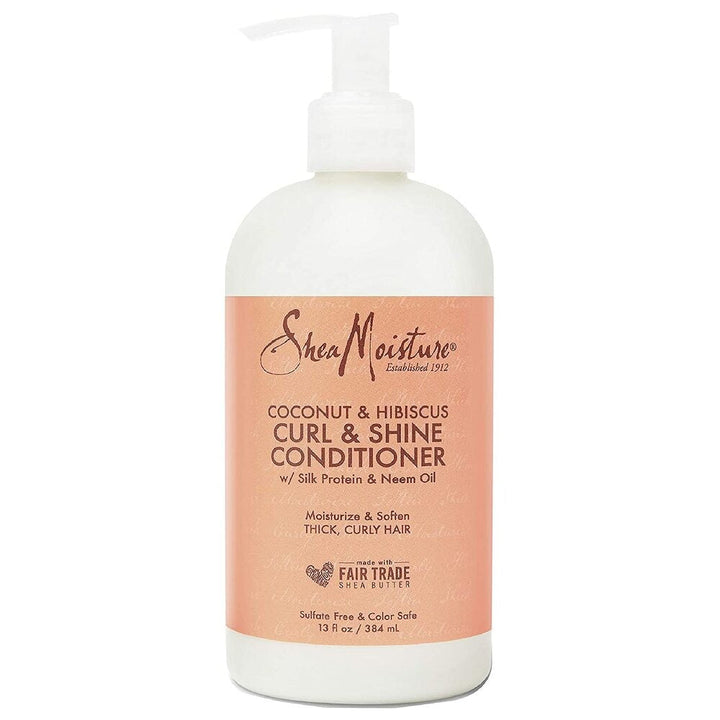 Shea Moisture - Acondicionador Coconut &amp; Hibiscus Curl &amp; Shine 384 ml