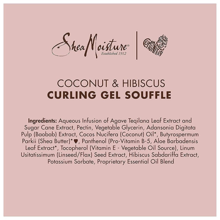 Shea Moisture - Gel Para Rizos Coconut &amp; Hibiscus Curling Gel Souflé 326 ml
