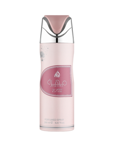 Lattafa Mohra Silky Rose feminino desodorante spray 200ml
