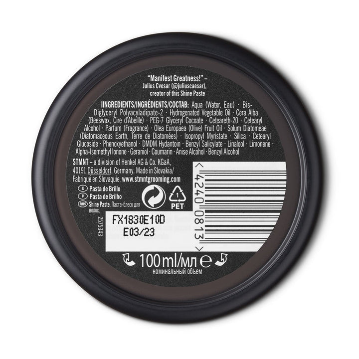 STMNT - Julius Cvesar Shine Paste - Pasta de Brillo 100 ml