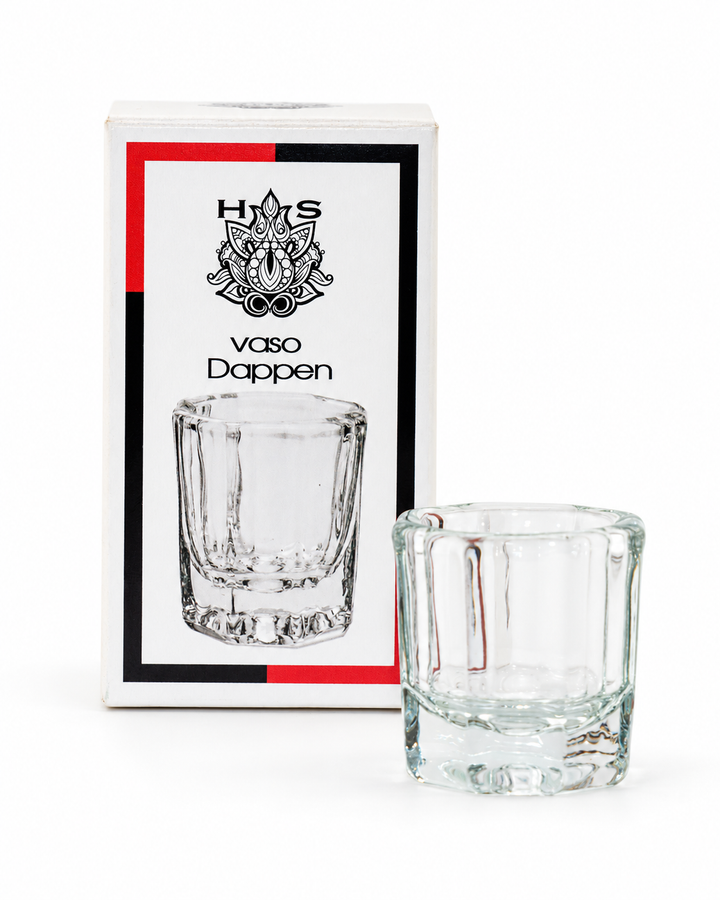 Vaso Dappen de vidrio HS para mezclar henna