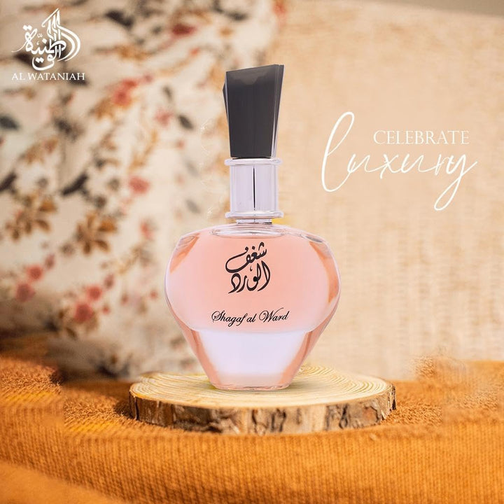 Al Wataniah Shagaf Al Ward agua de perfume para mujer 100 ml