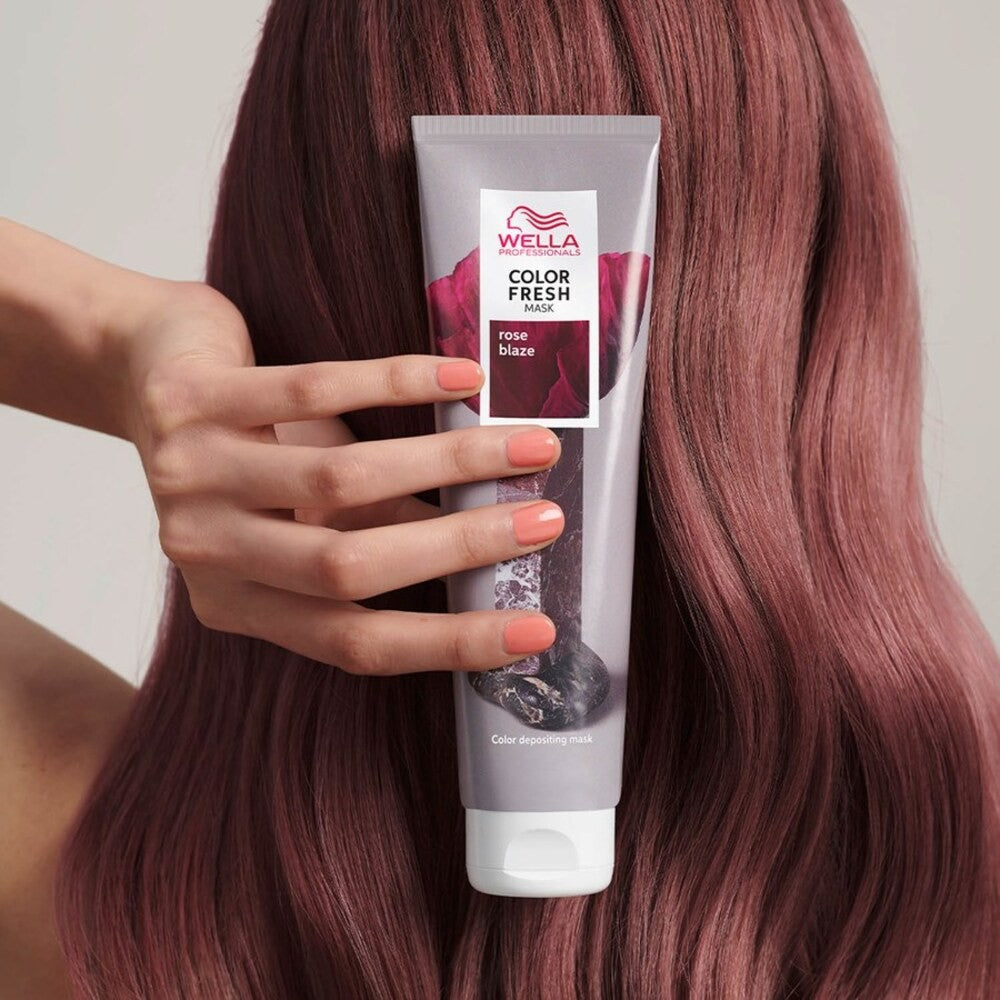Wella - Mascarilla de Color - Color Fresh Rose Blaze 150 ml